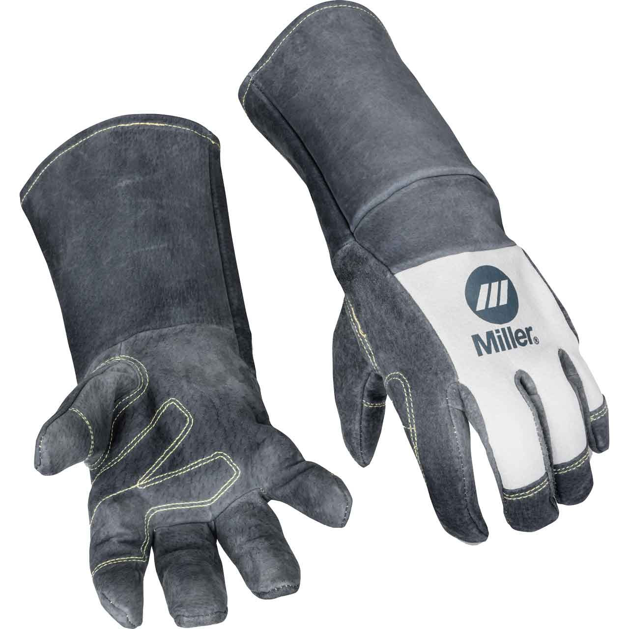 m♡ Miller 279876 Classic MIG Gloves, Pig Split Leather, X-Large