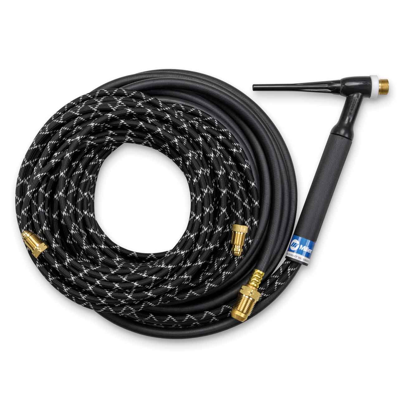 Miller Weldcraft W-400 Super Cool TIG Torch Kit, 25', Braided, WP