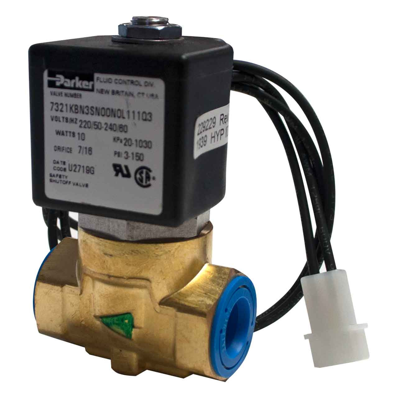 Hypertherm 229229 Solenoid Valve Subassembly, HPR/HSD