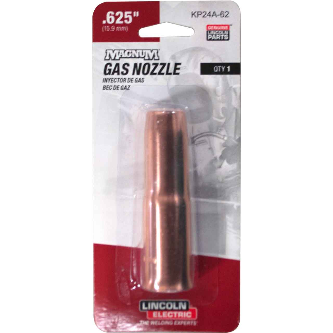 Lincoln Electric KP24A-62 Gas Nozzle Slip Adj .62 ID