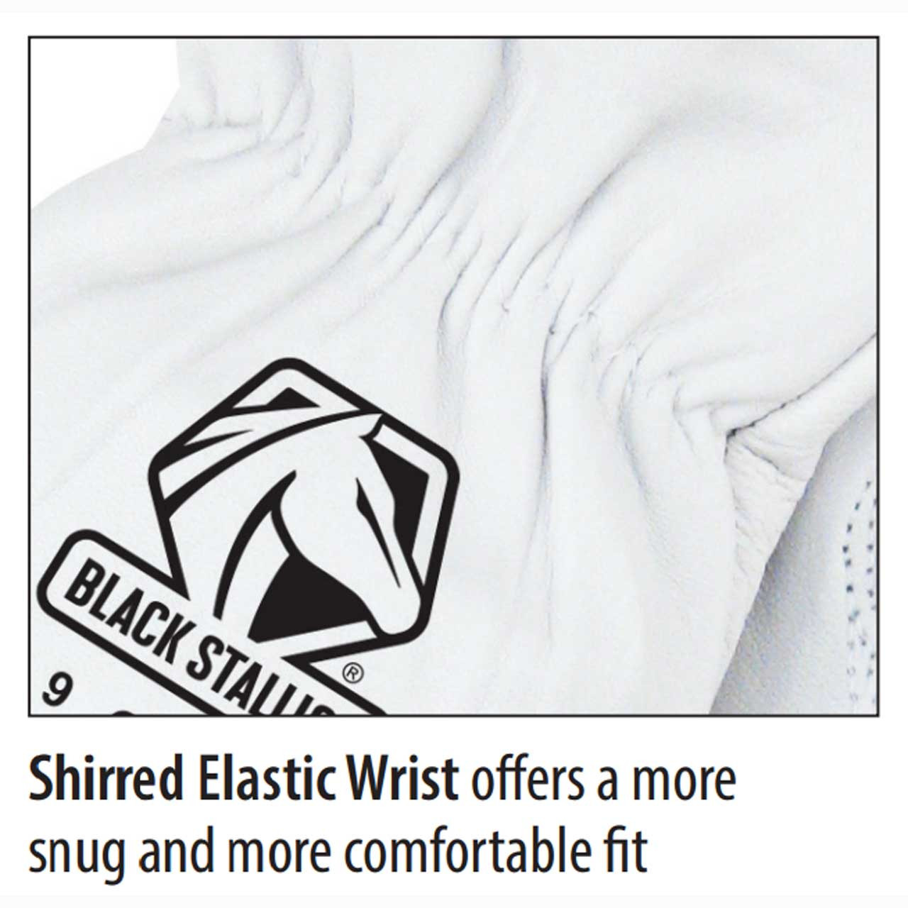 Black Stallion 9GCR A5 Cut Resistant Premium Grain Goatskin