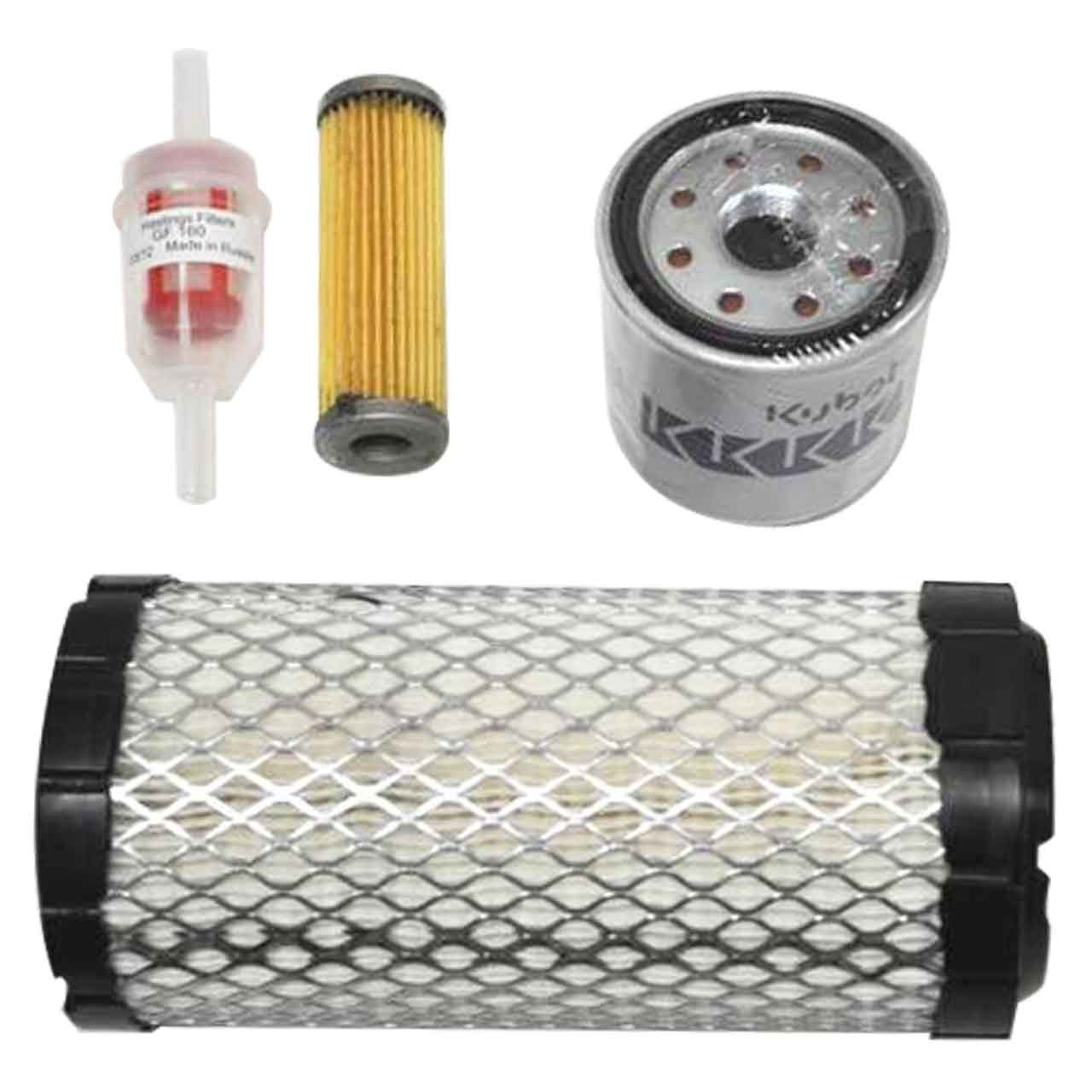 輝く高品質な Miller 206421 Tune-Up Filter Kit, Kubota (D722FB-25) アイドル