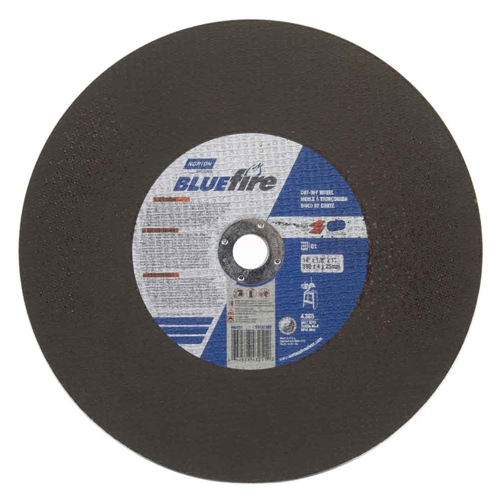 Norton 66252843251 14x1/8x1 In. BlueFire ZA AO Stationary Saw CutOff