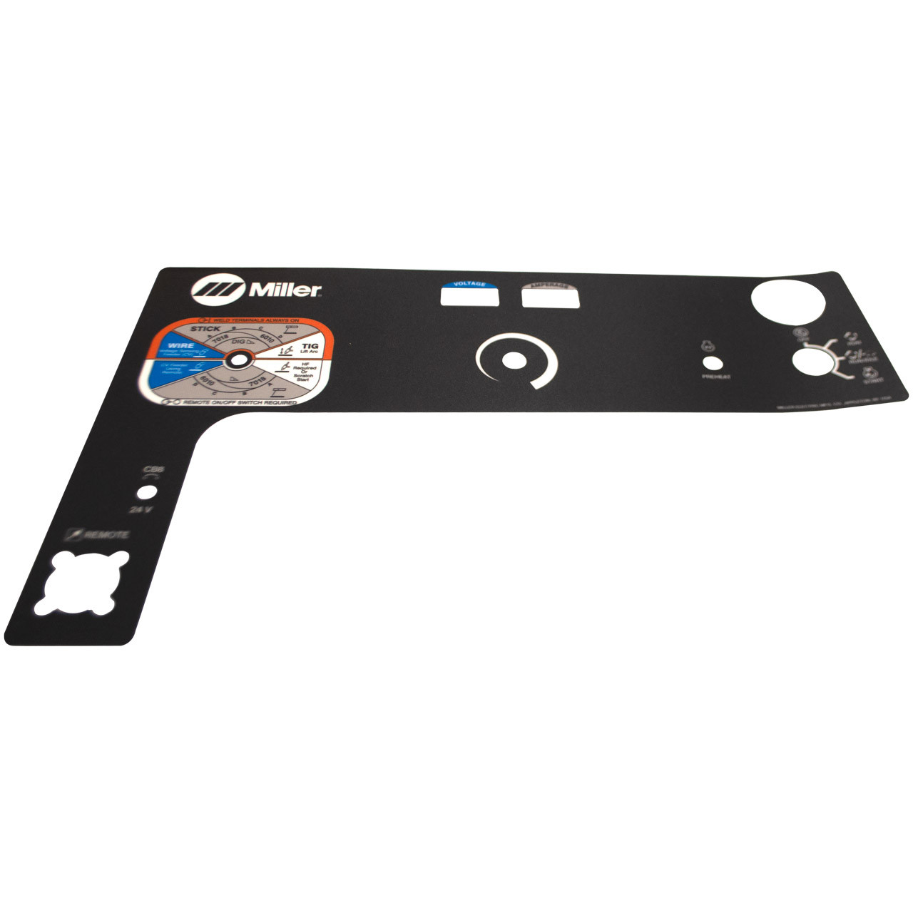 Miller 263482 Label, Controls Big Blue 400 Pro