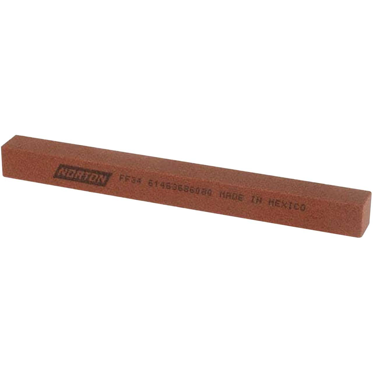 Norton 61463686080 4x3/8x3/8 In. India AO Square Abrasive Files, Fine Grit,  5 pack