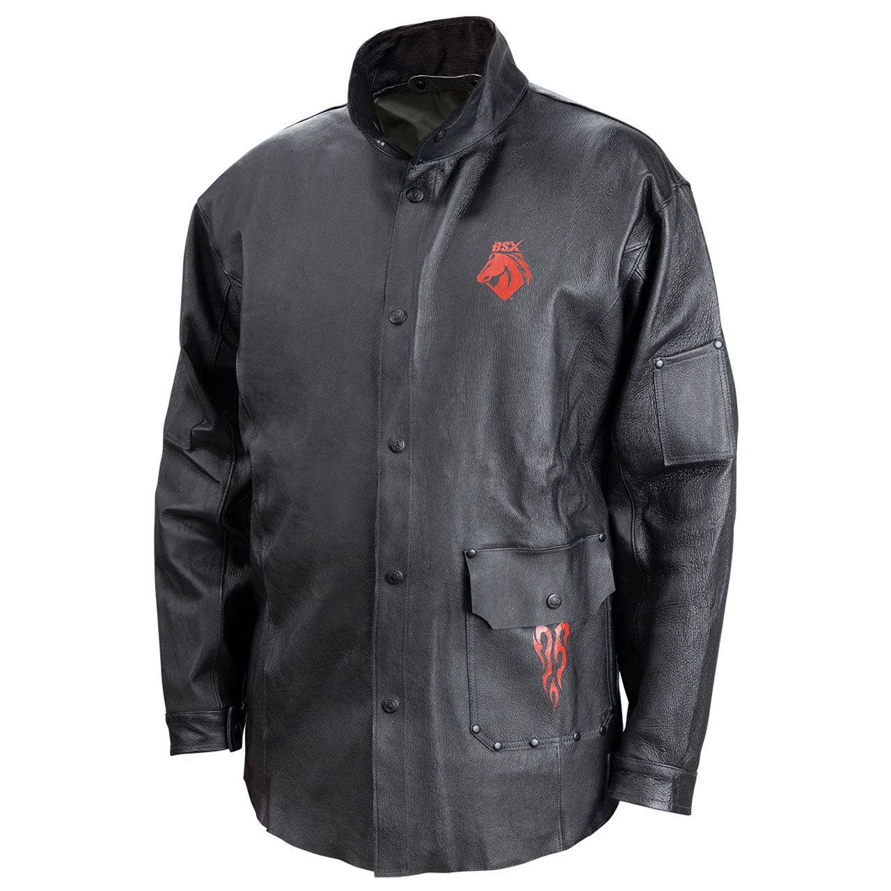 VORDVEN ブラックメタル　blackl Black Stallion JL2035-BK BSX® Contoured Grain Pigskin Welding