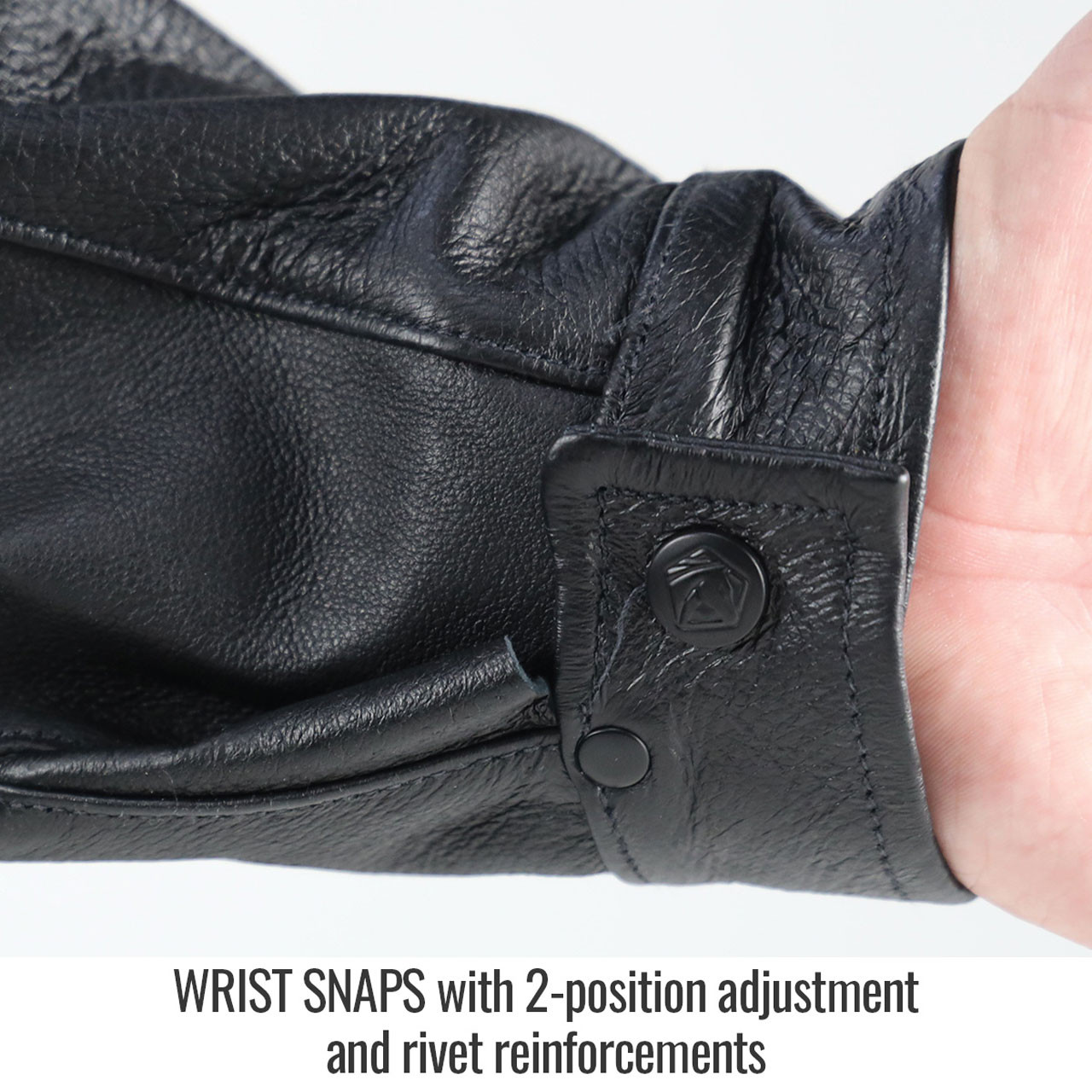 Black Stallion JL2035-BK BSX® Contoured Grain Pigskin Welding