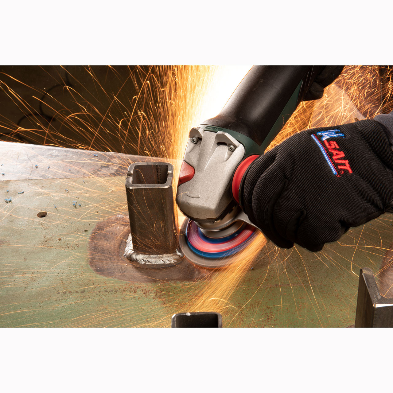 United Abrasives-SAIT 70921 4-1/2x5/8-11 TrimBack Ceramic Flap
