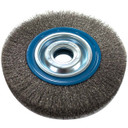 Walter 13B180 8x1x1-1/4 Crimped Wire Wheel Brush for Bench or Pedestal Grinder STAINLESS and ALUMINUM