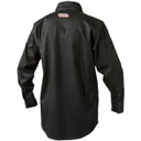 Lincoln Electric K3113 9 oz. FR Black Welding Shirt, Large