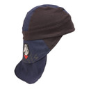 Black Stallion AH1631-NB BSX Silicone Grip FR CottonWelding Cap, Navy/Black, Medium