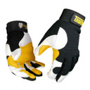 Tillman 1490 TrueFit Top Grain Goatskin Padded Palm Mechanics Gloves, Small