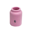 Weldtec 53N60 Nozzle, Alumina, #6 (3/8") Gas Lens, 10 pack