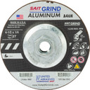 United Abrasives SAIT 20162 4-1/2x1/4x5/8-11 A46N Aluminum Super Lock Hub Type 27 Grinding Wheel, 10 pack