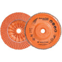 Walter 06A502 5x5/8-11 Enduro-Flex Turbo Spin-On Discs Fast Grinding Blending Flap Disc Grit 36/60 Type 27S, 10 pack