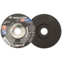Walter 11T142 4-1/2 X 3/64 X 7/8 ZIP WHEEL™ Cut-Off Wheels for Angle Grinder Type 27 A60 Grit, 25 pack