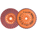 Walter 15I503 5x5/8-11 Enduro-Flex 2-in-1 Spin-On Finishing Flap Disc Type 27S, 10 pack