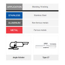 United Abrasives SAIT 29208 4-1/2x1/4x7/8 A54 Cotton Fiber UA-GFX Latex Bond Type 27 Blending Wheel, 10 pack