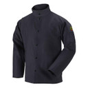 Black Stallion FBK9-30C Flame-Resistant Cotton Welding Jacket, Black, 2X-Large