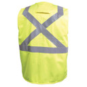 Black Stallion VF1110-HY Hi-Vis Class 2 FR Cotton Vest, 4X-Large