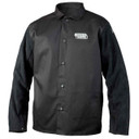 Lincoln Electric K3106 Traditional Split Leather Sleeved Welding Jacket, 3XL