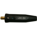 Lenco 05433 LDC-50 Black Male Dinse Style Cable Connector