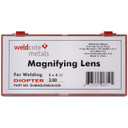 Weldcote Metals 2.00 Glass Magnifying Lens 2 x 4-1/4"