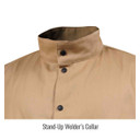 Black Stallion JF1625-TG Stretch-Back FR Cotton Welding Jacket, Tan, X-Large