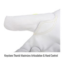 Black Stallion 9GCRI A5 Cut & Impact Resistant Premium Grain Goatskin Drivers Glove, X-Large