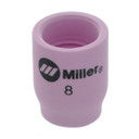 Miller Weldcraft 53N61S Nozzle, Alumina, GL, #8 (1/2"), 10 pack