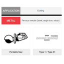 United Abrasives SAIT 23420 12X1/8X20mm  A24R General Purpose Portable Saw Cut-Off Wheels, 10 pack