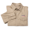 Lincoln Electric K3382 Khaki FR Welding Shirt, X-Large