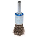 Walter 13C055 1/2" Mounted Wire Brush .02 Straight with Crimped Wire for Aluminum and Stainless Steel