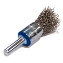 Walter 13C053 1/2" Mounted Wire Brush .01 Straight with Crimped Wire for Aluminum and Stainless Steel