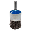Walter 13C070 1-1/8" Mounted Wire Brush .02 Straight with Knot Twisted Wire for Aluminum and Stainless Steel