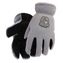 Black Stallion 15FH-Gray FuzzyHand Split Cowhide & Polar Fleece Winter Gloves, Medium