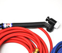 CK FL250 Water Cooled TIG Torch Kit, Flex-Loc, 250A, 25', 3-Pc, Super-Flex,FL2525SF