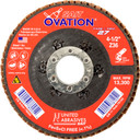 United Abrasives SAIT 78005 4-1/2x7/8 Ovation Type 27 No Hub High Density Zirconium Flap Discs 36 Grit, 10 pack
