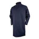 Black Stallion FN9-42C 9 oz. 42" Navy Flame Resistant Cotton Shop Coat, 2X-Large
