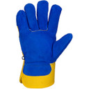 Tillman 1568 Split Cowhide & Canvas ColdBlock™ Lined Winter Work Gloves, X-Large