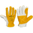 Tillman 1464 Top Grain & Split Cowhide Drivers Gloves with Reinforced Palm, Large