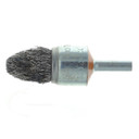 Walter 13C028 3/4"x1/4" Mounted Conical Brush .014 Crimped Carbon Steel Wire