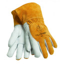 Tillman 48 Top Grain Goatskin/Cowhide Fleece Lined MIG Welding Gloves, Large