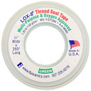 Fluoramics 9010002 LOX-8 Full Density Thread Seal Tape 1/4" x 260", Oxygen Approved, Green