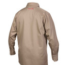 Lincoln Electric K3382 Khaki FR Welding Shirt, Medium