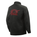 Steiner 1160-S 30" 9oz. Black FR Cotton Welding Jacket, Small