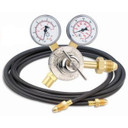 Miller Smith 31-50-580-6 Argon CO2 Mix Single Stage Flow Gauge Regulator with Argon Hose
