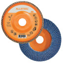 Walter 15W456 4-1/2x7/8 ALLSTEEL Flap Disc with Eco-Trim Backing 60 Grit Type 27, 10 pack