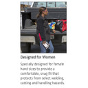 Lincoln Electric K3231 Jessi Combs Women's Steel Worker Gloves, X-Small