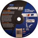 Norton 66253370276 9x1/8x7/8 In. Gemini XXL Pipeline AO Depressed Center Wheels, Type 27, 30 Grit, 20 pack